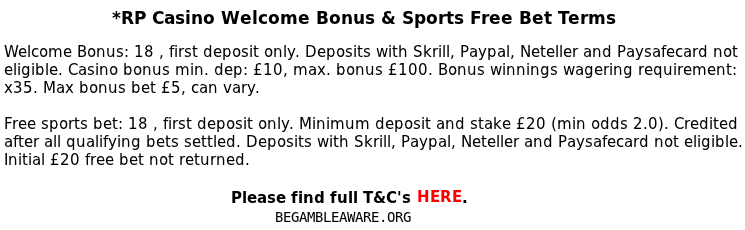 royal panda bonus terms
