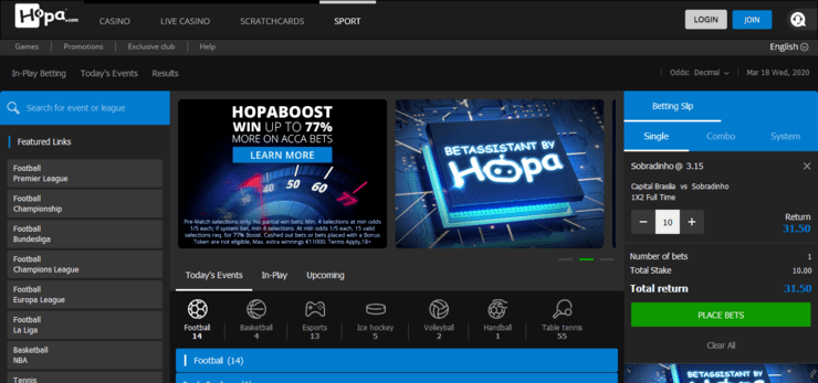 Hopa sport Canada